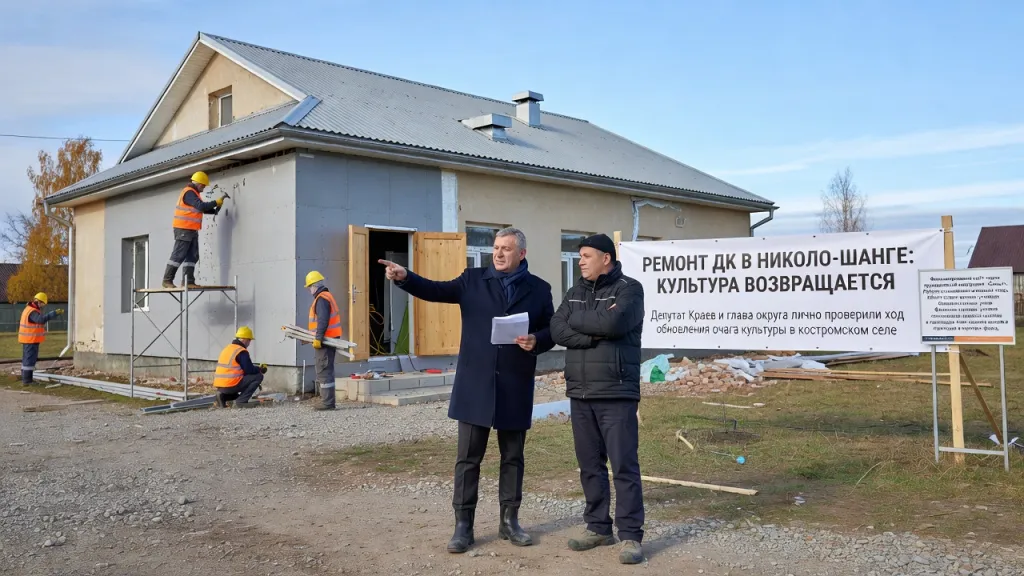 Ремонт ДК в Николо-Шанге: культура возвращается